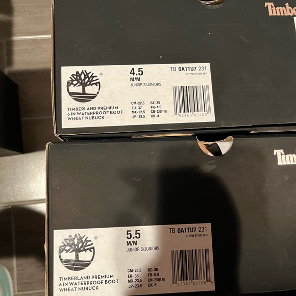 Timberland premium 6 in waterproof boot junior size - Picture 5 of 5